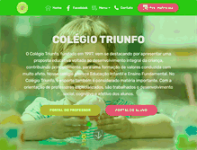 Tablet Screenshot of colegiotriunfo.com